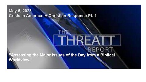Crisis in America: A Christian Response Part 1 Bishop Garland Hunt (Guest)
