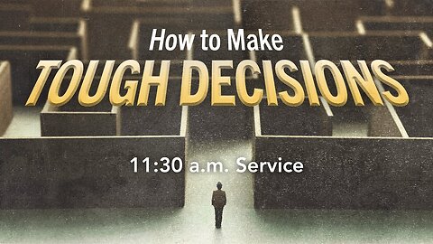 How to Make TOUGH DECISIONS - David Ireland
