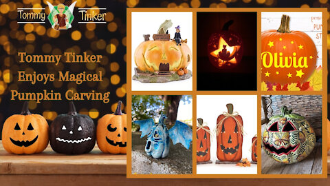 Tommy Tinker | Tommy Tinker Enjoys Magical Pumpkin Carving