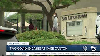 Parents react to COVID-19 cases at Sage Canyon School