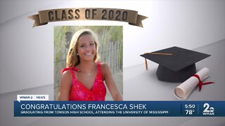 Class of 2020: Francesca Shek