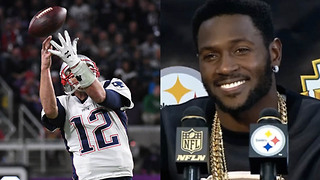 Antonio Brown TROLLS Tom Butter Fingers Brady for Dropping Wide Open Trick Play Pass