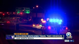 Train collides with two cars in Lake Worth Beach