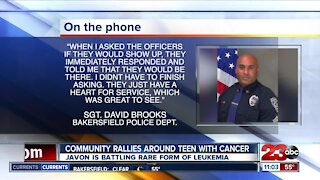 BPD helps a local boy in his fight against cancer