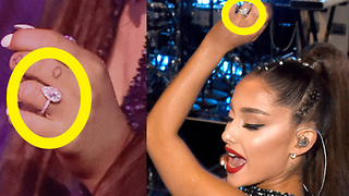 Ariana Grande’s FIRST Engaged Appearance! Rocking Engagement Ring!