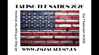 Taking the Nation 2020: Countdown Day 7 | Zari Banks, M.Ed | Sep. 30, 2020 - PWPP