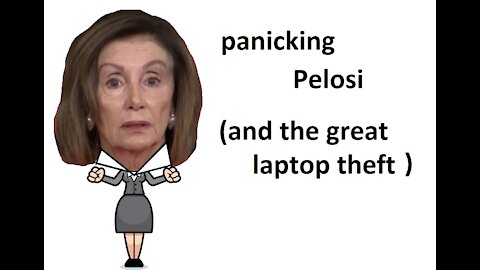 Panicking Pelosi ( and the great laptop theft )