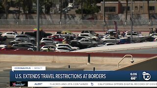 US extends travel restrictions at borders