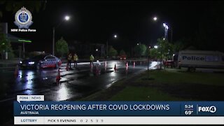 Victoria reopening after covid lockdowns