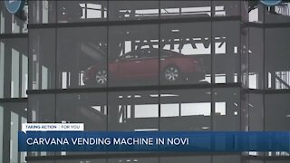 Carvana vending machine in Novi