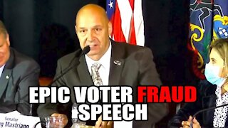 Epic Speech AGAINST Voter Fraud in PA by Doug Mastriano