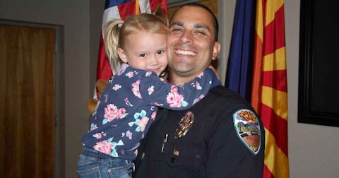 Police Officer Adopts Young Girl He Comforted During Duty
