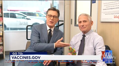 Another Infamous Pro-Vax Video: Stephen Colbert & Anthony Fauci Promote COVID-19 Booster Shot