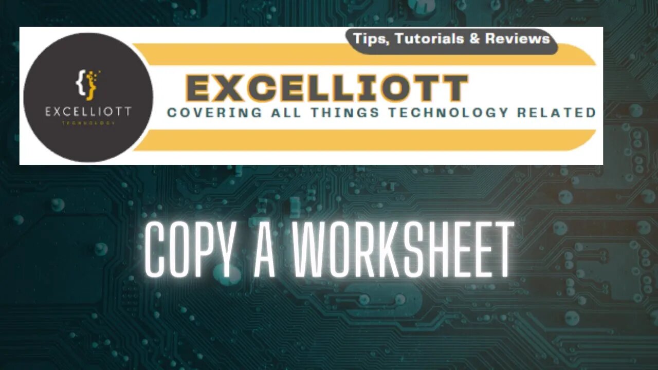 Excel Copying a worksheet