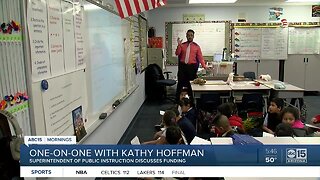 One-on-one interview with Kathy Hoffman about education and funding