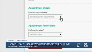 Home health care workers can now register online for COVID-19 vaccine