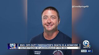 Off-duty death of firefighter investigated as homicide