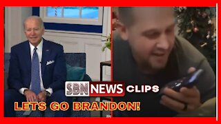 DAD SPEAKS WITH BIDEN AND ENDS THE CALL WITH MERRY CHRISTMAS AND LET'S GO BRANDON
