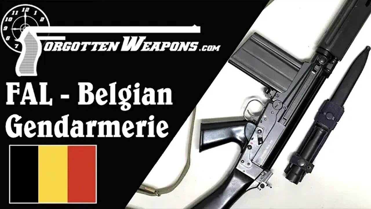 Belgian Gendarmerie FAL w/ DSA Receiver