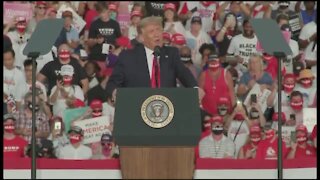 President Trump holds rally in Sanford