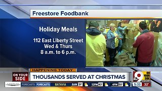 Freestore Foodbank distributes holiday meals