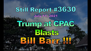 Trump at CPAC Blasts Bill Barr !!, 3629