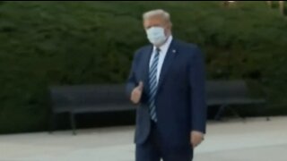 Reporter MELTS DOWN, Yells ABSURD Questions As Trump Leaves Hospital