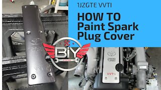 Painting Spark Plug Cover 1JZGTE VVTI TOYOTA SUPRA TURBO