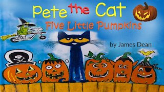 Pete The Cat Five Little Pumpkins Read Aloud | James Dean