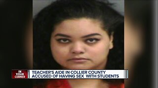 Teacher's aide in Collier County accused of having sex with students