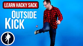 Outside Kick HackySack Trick - Learn How
