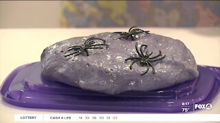Spooky Slime recipe for kids at home
