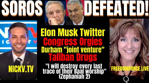 Soros Defeated! Orban, Elon Musk Twitter, Madison, Durham joint, Taliban Zephaniah 4-5-22