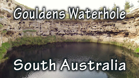 Diving Gouldens Waterhole, South Australia
