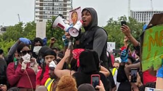 John Boyega participates in Black Lives Matter protests in London