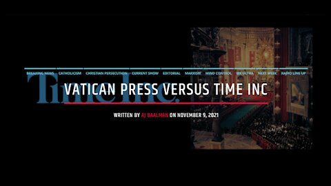 Vatican Press Versus Time Inc