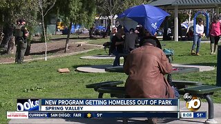 New program getting homeless out of Spring Valley park