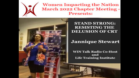 WIN Chapter Speaker: Jannique Stewart, WIN Talk Radio Co-Host and Life Training Institute