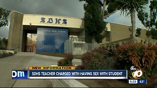 SDHS teacher charged with having sex with student