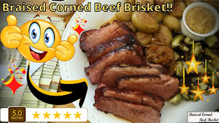 Braised corned beef brisket recipe