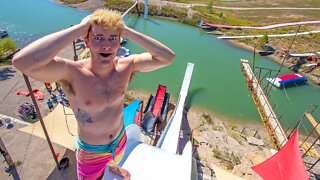 I Visited The World's Biggest Backyard Waterpark!