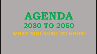 AGENDA21 - WHAT YOU NEED TO KNOW