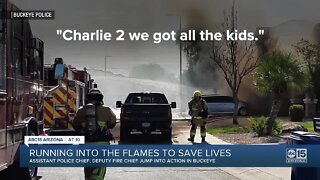 Valley first responders run into flames to save lives
