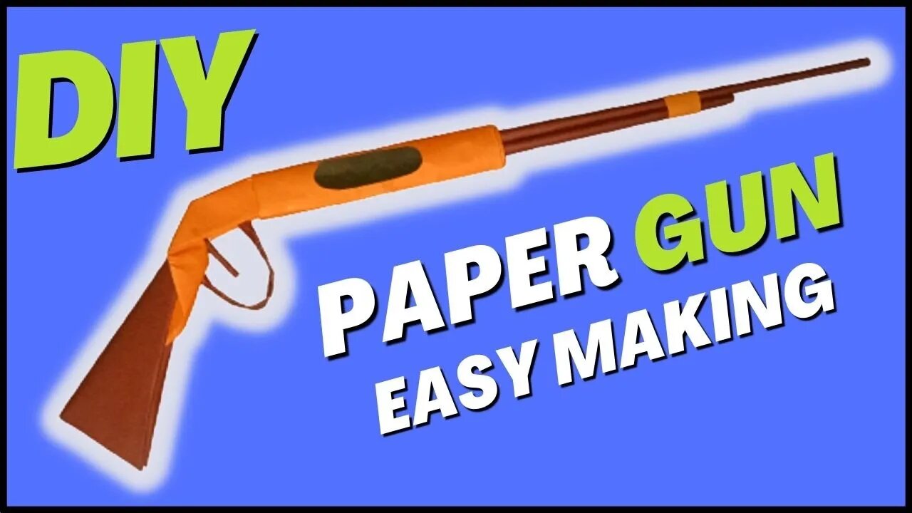 how to make paper guns that shoot