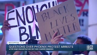 Protesters accuse Phoenix police of intimidation