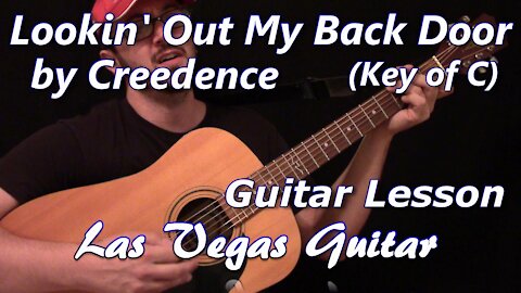 Lookin' Out My Backdoor by Creedence Guitar Lesson