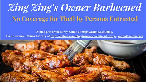 Zing Zing's Owner Barbecued