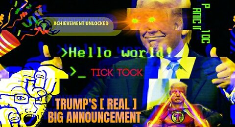 Trumps [ real ] Big Announcement