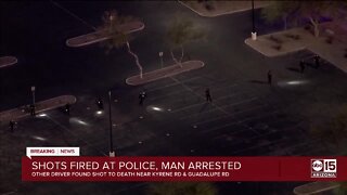 PD: Man arrested after deadly shooting, firing at Tempe officers