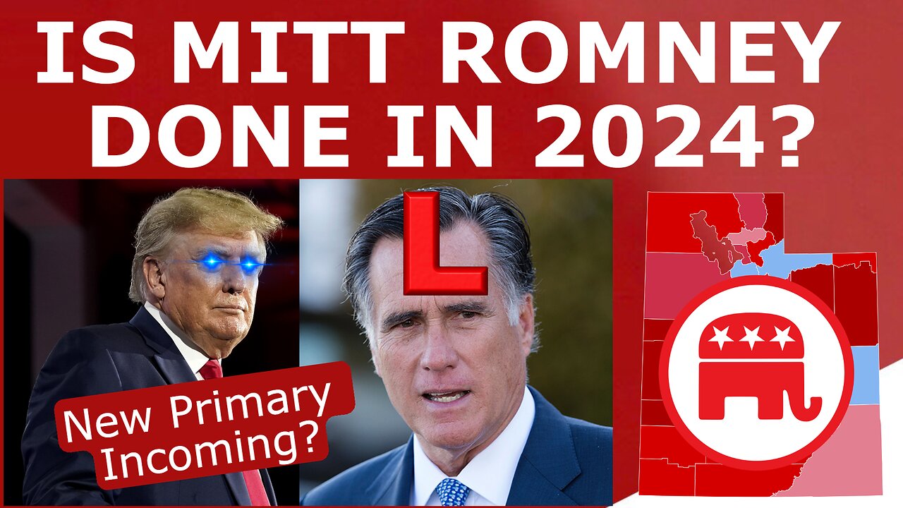 IS ROMNEY FINISHED? 2024 Utah Senate Primary Analysis & Trump's